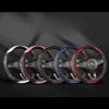 Three-dimensional Honeycomb Steering Wheel Cover  Durable Leather Cover with Anti-slip Linning Universal 14.5-15in