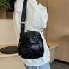 Fashionable New Autumn and Winter Down Shell Bag Diamond Space Cotton Jacket Backpack One-shoulder Crossbody Bag