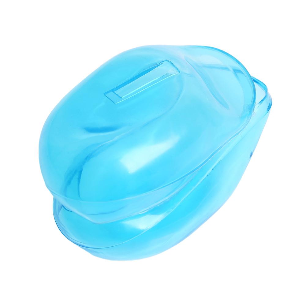 Clear Silicone Barber Blue Color Hair Dye Shield Ear Cover Noise Protector Salon Accessories