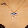 American Holiday Jewelry 250th Anniversary Set USA Flag Pattern Bowknot