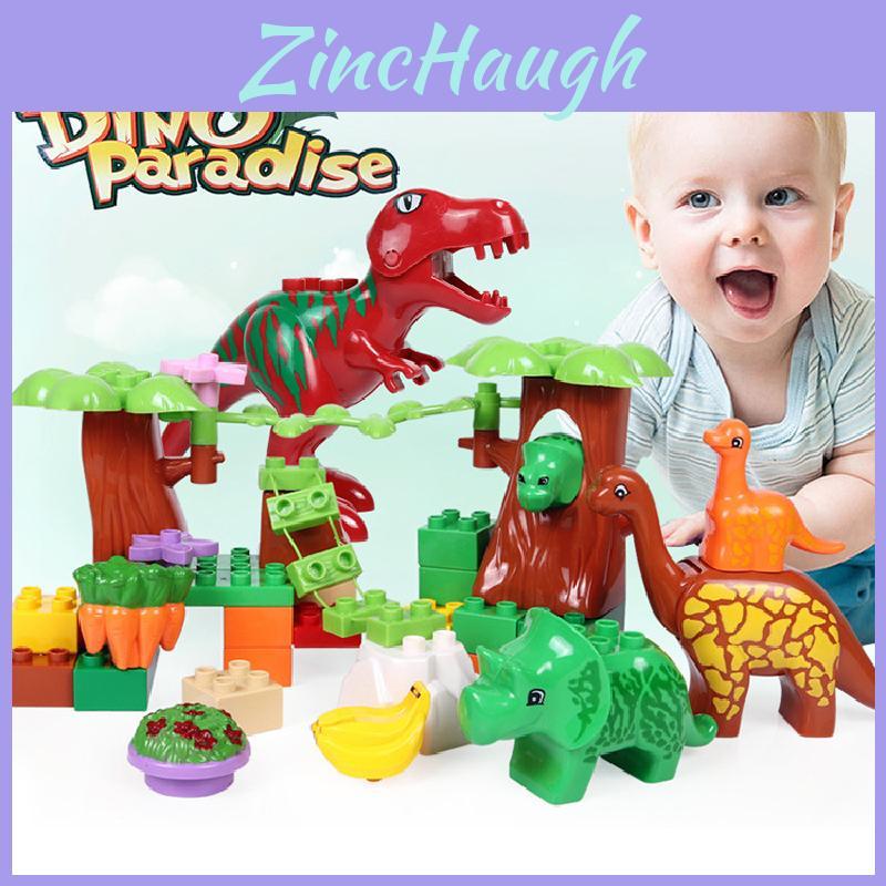 Dinosaur Building Blocks Set For Kids With Large Abs Plastic Pieces For Creative Play