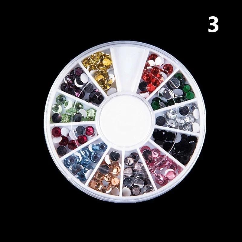 1 Box Colorful Jelly Resin 3D Nail Art Flatback Rhinestone Gems DIY High Quality Nails Enhancement Jewelry Fashion Accessories