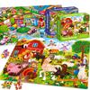QUOKKA Toddler Puzzle 4 X 48 Piece Jigsaw Puzzle for Kids Ages Educational Farm Animals for Ages Jigsaw Game for Boys and Girls Ages 4-6 – 3-5 – 2-4 –