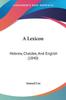 كتاب A Lexicon Hebrew Chaldee And English 1840 by Samuel Lee - Paperback