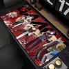 Mouse Pad Naruto Gaara Anime Carpe Large PC Game Computer Mausepad Varmilo Keyboard Gaming Accessories Extended Desk Mat