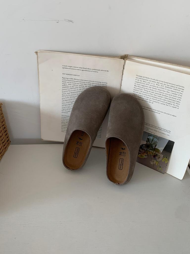Soft-Soled Bag Head Lazy Row Shoes Women'S Half-To Spring Boken Slippers Flat-Soled Mullers