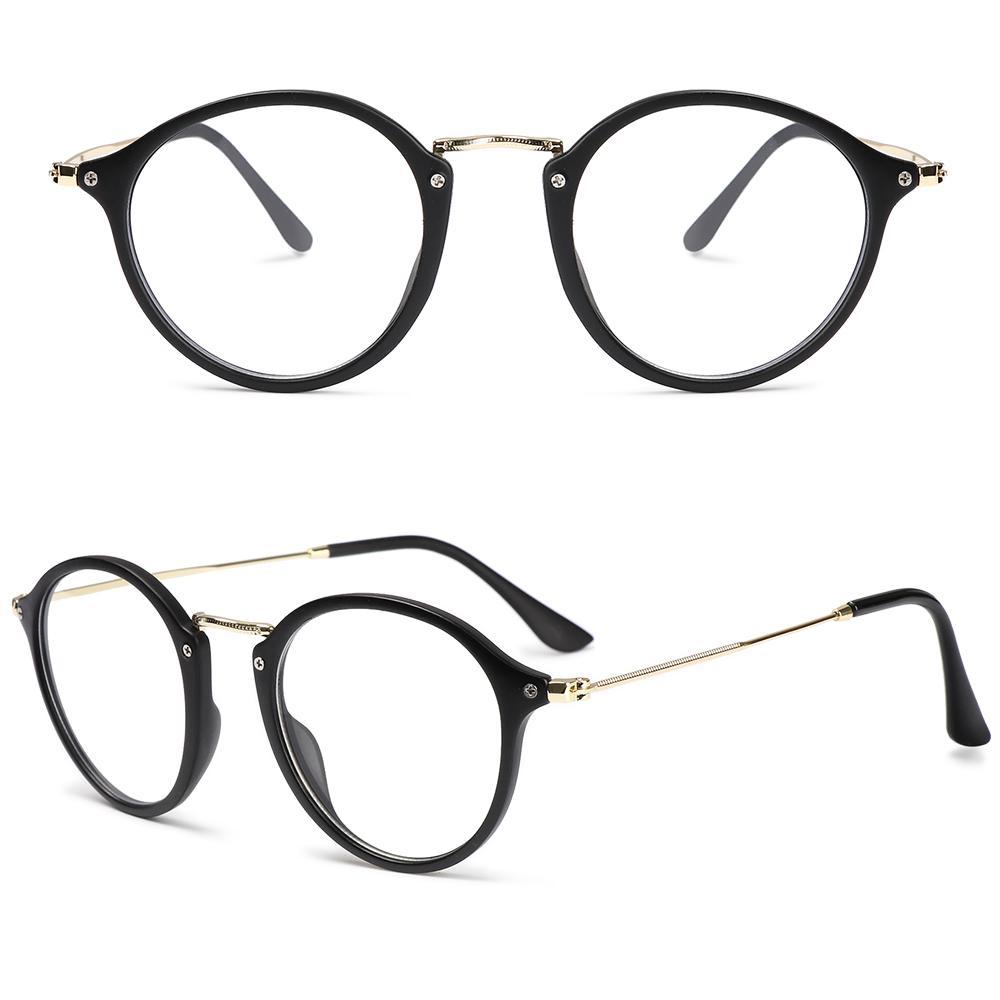Vision Care Vintage Flexible Eyeglasses Glasses Frame Eyewear Flat Mirror Glasses