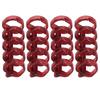 20Pcs Binding Rings Segmented Design Hold 60 Sheets 11mm Binding Thickness Office Supplies