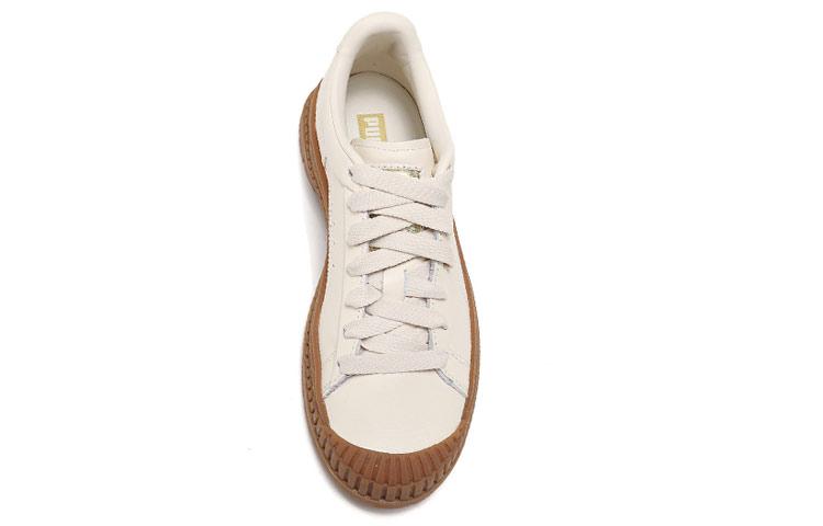 Women's Sneakers Puma Wmns Utility Leather 'White Smoke'