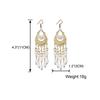 Boho Ethnic Dangle Earring Metal Ear Studs Vintage Drop Pendant Earrings  Jewelry