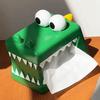 Figure Model Tissue Box Ornament Doll Toy Crocodile Napkin Holder  Birthday Gift