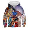2025 Barn Japansk Anime Super Dragon Ball Pullover Super Goku 3D-trykk Gutt Streetwear Mote Genser Casual Dragon Ball Kul Hettegenser