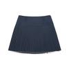MALBON GOLF Wide Waistband Fine Pleated Skirt Navy (Woman)