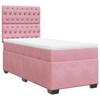 Maison Exclusive - Sommier à lattes de lit avec matelas Rose 90x200 cm Velours