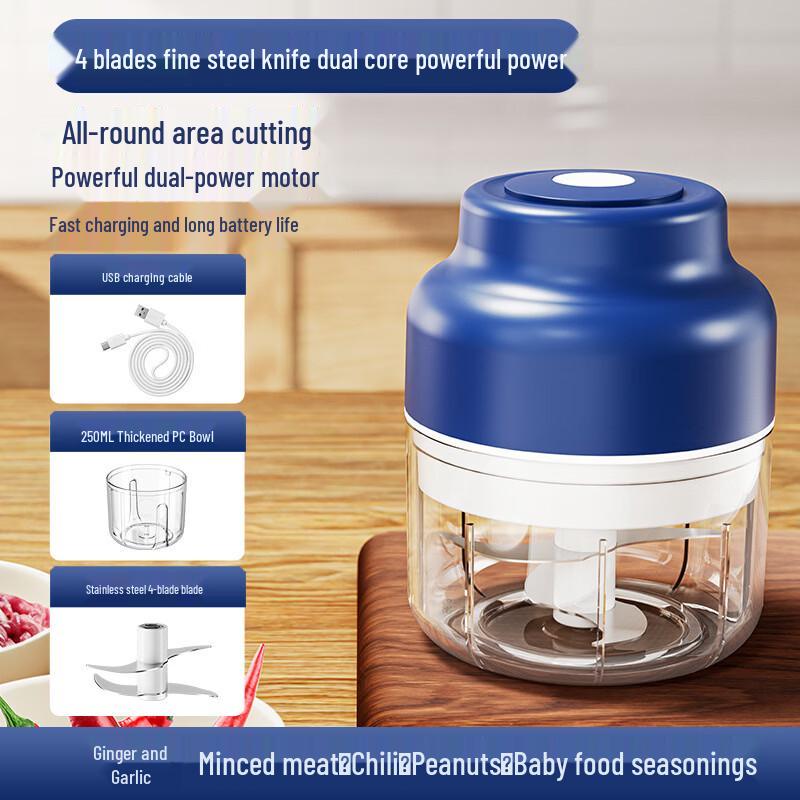 

Manual 4-Blade Garlic Chopper