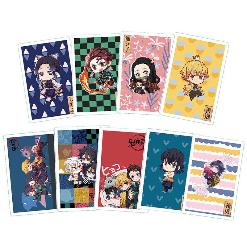 54 PCS/Set Anime Demon Slayer Kimetsu No Yaiba Kamado Tanjirou Kamado Nezuko Postcard Greeting Card
