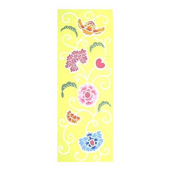 [YAGISEI] YAGISEI Chusen Tenugui Bingata Artist Series  Hanaou  Okinawa Colorful Made in Japan