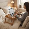 Space Saving Bed Tray Table Portable Bed Table Tray Cozy Computer Desk  Bedroom
