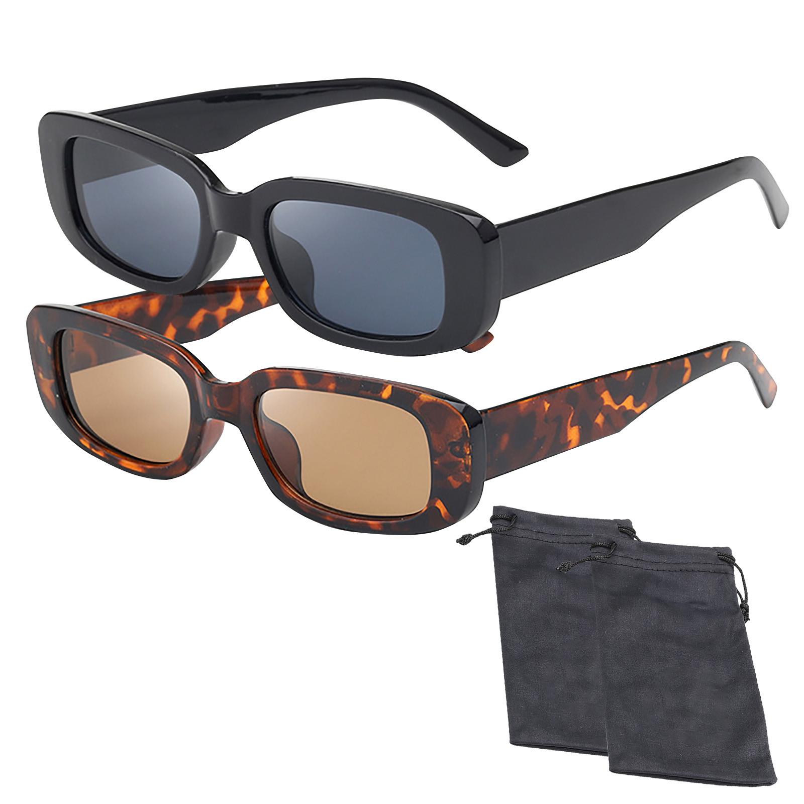 

Прямоугольные солнцезащитные очки для женщин, ретро-очки, солнцезащитные очки с защитой от ультрафиолета, UV400