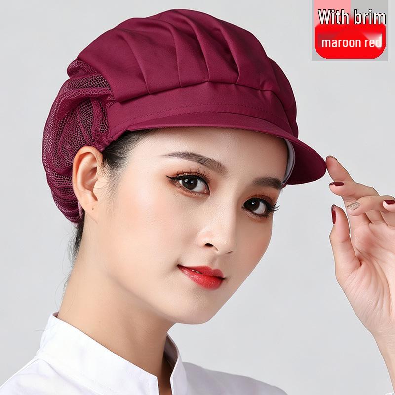 Breathable Dustproof Chef & Waiter Hat for Kitchen and Catering