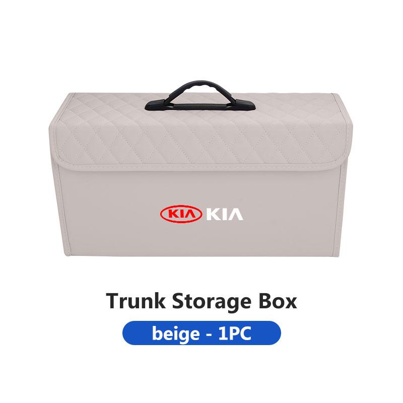 For KIA Car Trunk Storage Box Organizer Foldable Container Bag Storage Accessories Sorento Stinger Soul Spectra Niro Cadenza
