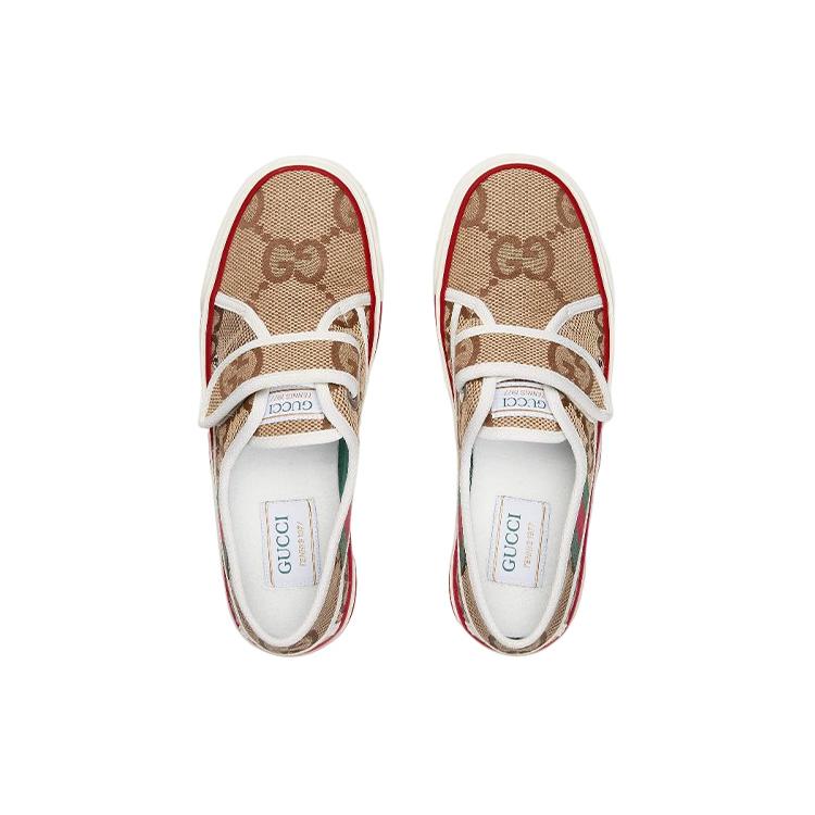 Gucci Wmns Tennis 1977 Velcro 'Jumbo Gg - Beige' Women's 692918 UKO70 2584