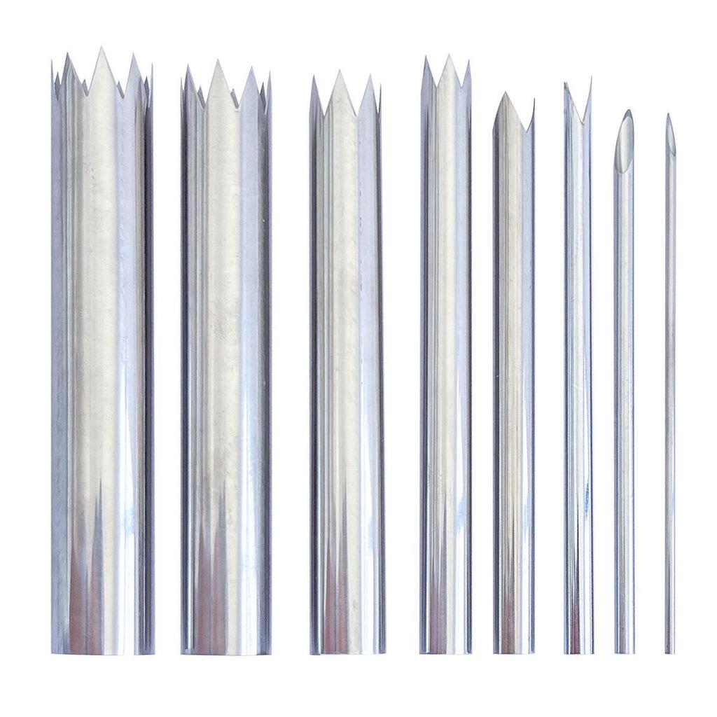 Stainless Steel Serrated Hole Punch Tool for Pottery and Flower Pot Drilling