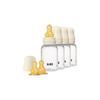 Baby Bottle - BIBS - Round Nipple - Natural Rubber - 150 Ml - Slow Flow - Ivory - Pack of 2