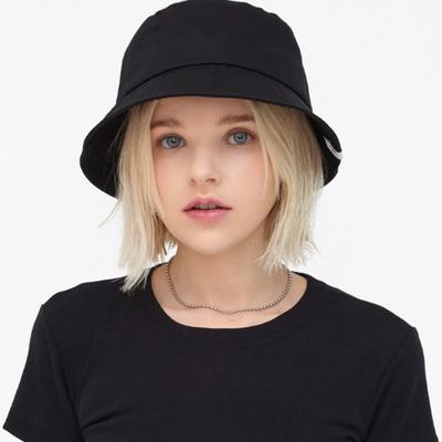 ULUK Lucida Label Cotton Bucket Hat Black