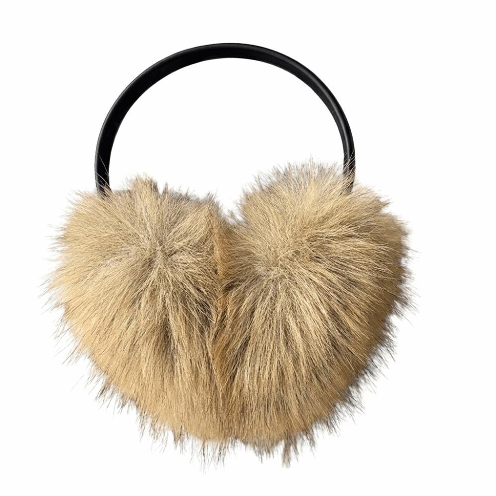 Solid Color Winter Earmuffs Ear Cap Ear Mask Cute Faux Fur Plush Earmuffs  Men