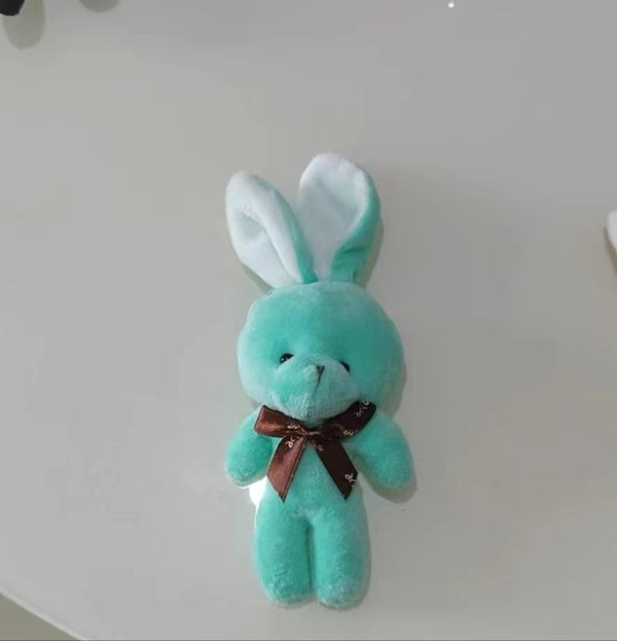 12cm Teddy Bear Doll Cute Animal Bear Plush Toy For Girl Kawaii Mini Stuffed Doll Keychain Bag Pendent Children Party Small Gift