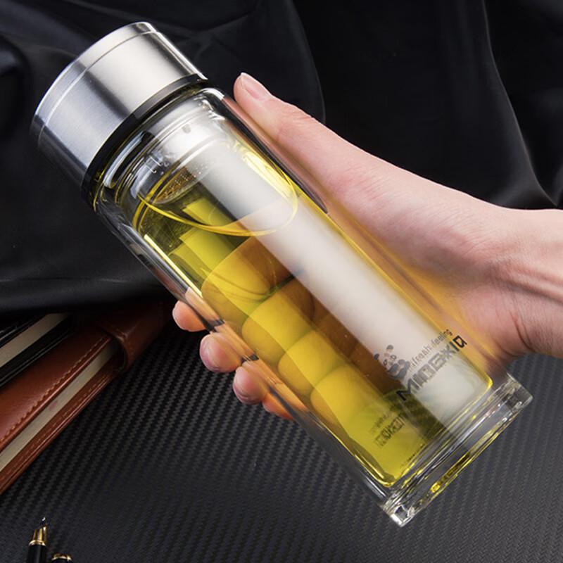 Mingxia Double-Layer Glass Tea Infuser Cup