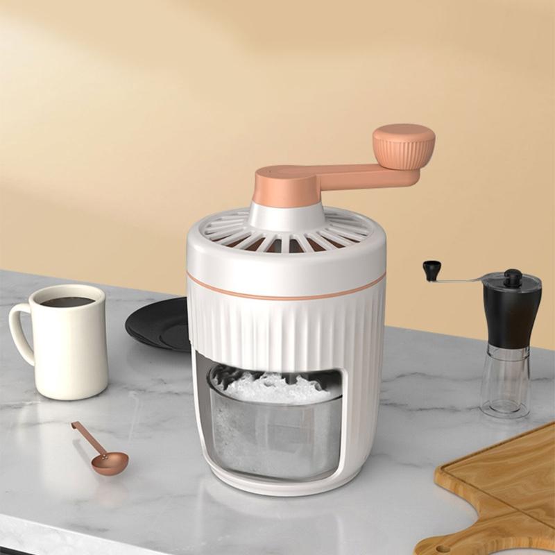 Eisraspelmaschine Manuelle Eiszerkleinerer Manuelle Eiszerkleinerungsgeräte Manuelle Eisraspel Handkurbel Eiswerkzeug für Eis