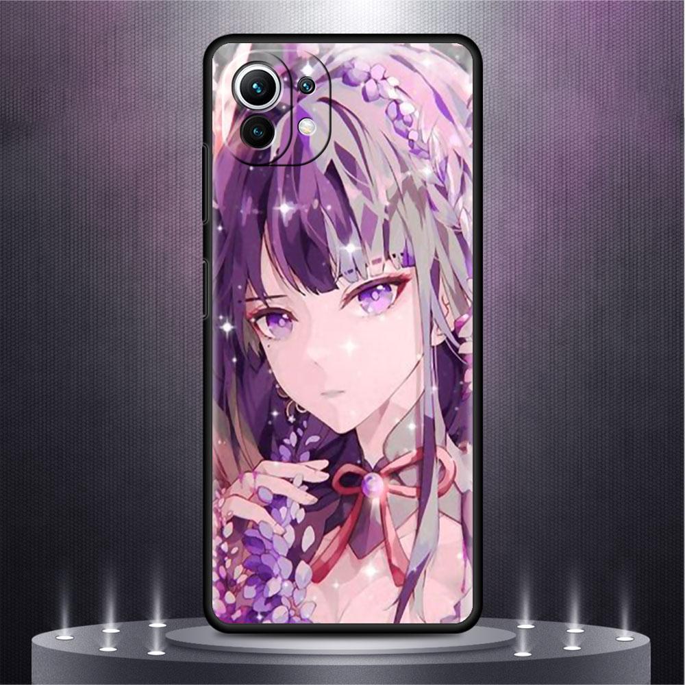 

Чехол для Xiaomi Mi Poco X3 X4 NFC M3 Mi 11 11T 10 T 9T 12 9 10T Lite, силиконовый чехол на заднюю панель телефона Genshin Impact Raiden Shogun Baal Xiaomi Mi 9