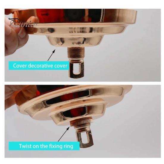 Ceiling Light Canopy Kit with Heavy-Duty Replacement Cover Plate Easy To Install Pendant Light Chandelier Canopy Holder