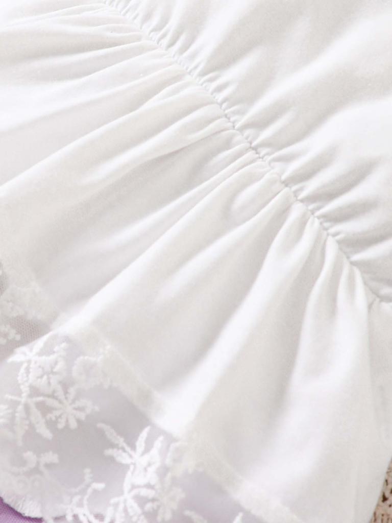 Süßes Kleinkind Mädchen Set Rüschenärmel Oberteil 0-2 Jahre Schleifen Hose 2-teiliges Outfit Neugeborenes Baby Mädchen Kleidung Prinzessin Stil Sommer Frühling