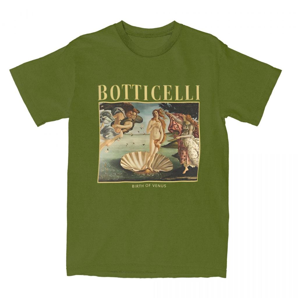 Tričko Zrození Venuše Sandro Botticelli Harajuku Trička Krátký Rukáv Streetwear Tričko Léto Bavlna O Krk Oversize Oblečení