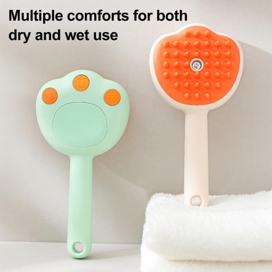Cat Steam Brush for Shedding 3-in-1 Steamy Cat Brush with Tank Rechargeable Pet Spray Hair Removal Comb for Cats Dogs