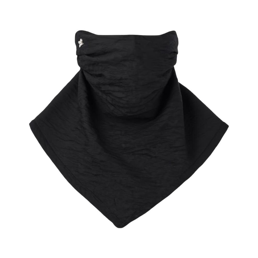 

Nylon, Spandex Sun Protection Face Mask Breathable Fabric Thin Texture Neck Cover Quick-Dry Summer Fashionable Mask чёрный