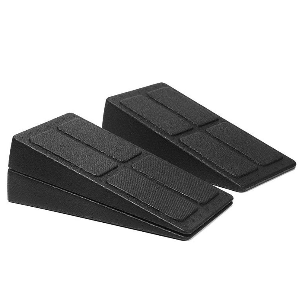 3 st/set Justerbara Yoga Fitness Klossar Squat Kilblock Block Ramp Marklyft Lutande Bräda Halkfri Vad Fot Sträckare För Träning Gym