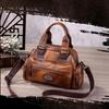 New Fashionable Soft Leather Motorcycle Bag Women's Multi-layer Crossbody Bag Street Trend Summer PU Handbag