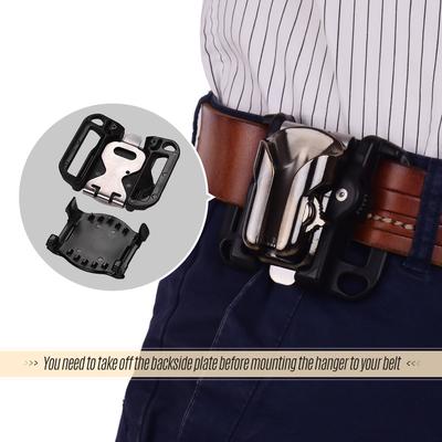 Camera Belt Holster Mount Waist Clip Holder Hanger With Quick Release Plate 1/4 Inch Screw