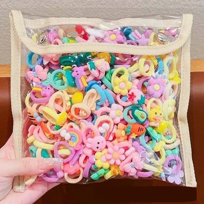 20-50 pezzi Elastici per Bambini Elastici per Ragazza Elastici ad Alta Elasticità Durevoli Accessori per Capelli Non Danneggiano i Capelli Piccolo Scrunchie