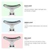 Neck Massager Facial Lift Three Light Modes Electric Skin  Tightening Device LED Beauty Instrument