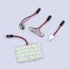 1Pcs 5630 White 36smd Led Panel Car Auto Interior Reading Map Lamp Bulb Light Dome Festoon BA9S 3Adapter DC 12v