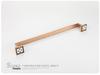 Brushed Rose Gold 304 Stainless Steel Bathroom Set: Towel Rack, Towel Ring, Paper Towel Holder, Hook.
