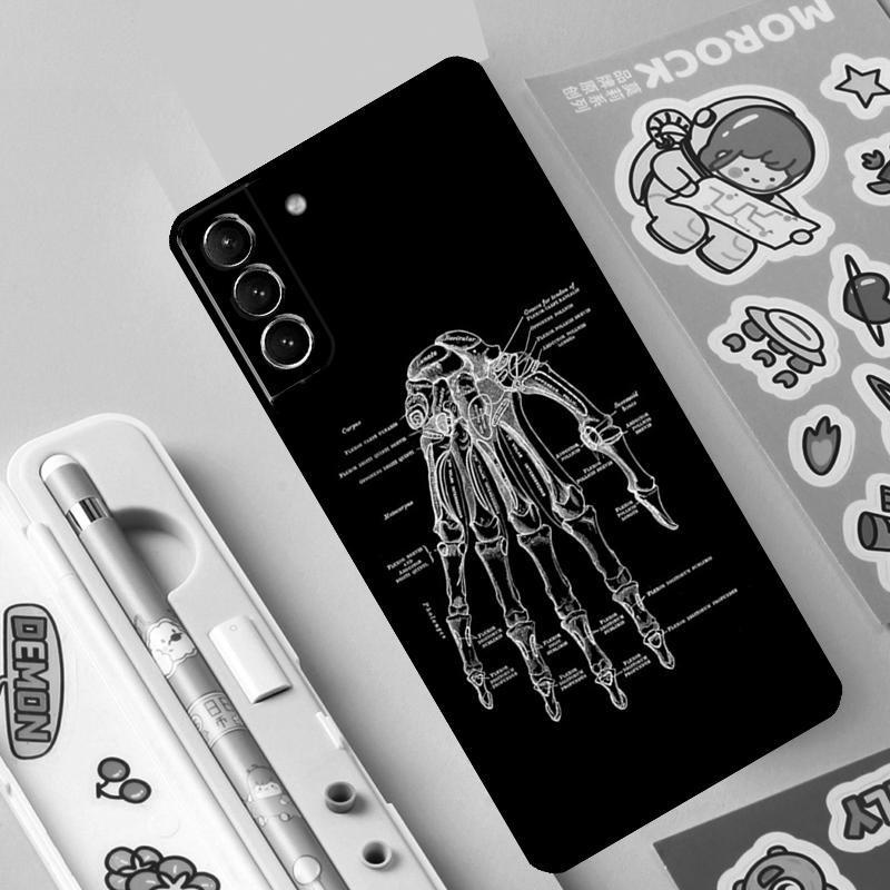 

Медицинский чехол для органов человеческого мозга для Samsung Galaxy S23 S22 Ultra S21 Plus S8 S9 S10 Note 10 20 Ultra S20 FE S21 FE Cover Galaxy S23