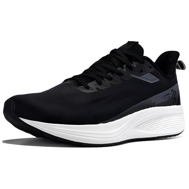 361 Versatile Abrasion Resistant Lightweight Wear resistant And Lightweight Low top Running Shoes Men's Black Gray 572412216 /