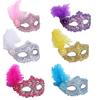 Cosplay Maske Nützliche Pailletten Half Face Dance Ball Strass Performance Party Supplies