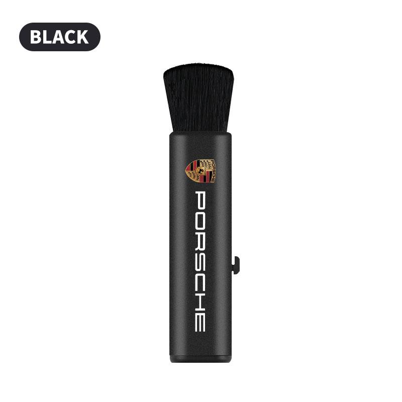 1Pcs Car Interior Cleaning Brush Telescopic Small Soft Brush For Porsche Boxster Cayenne Panamera Macan Cayman 911 918 996 917 991